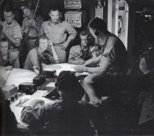 Carrier Combat Information Center(CEC), US Navy, WWII, Pacific