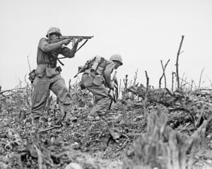 Marines, Okinawa, WW II, Pacific