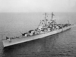 USS Denver, Leyte Gulf, Philippines, WWII, Pacific