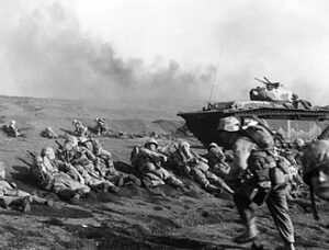 Marines, Iwo Jima, WW II, Pacific